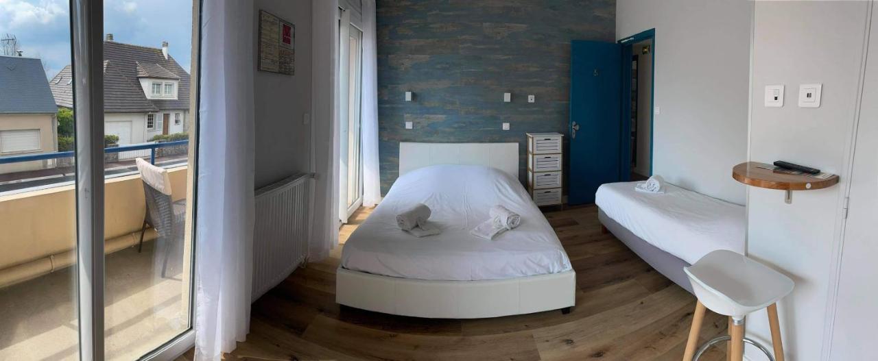 Hotel De La Plage Quinéville Exteriör bild