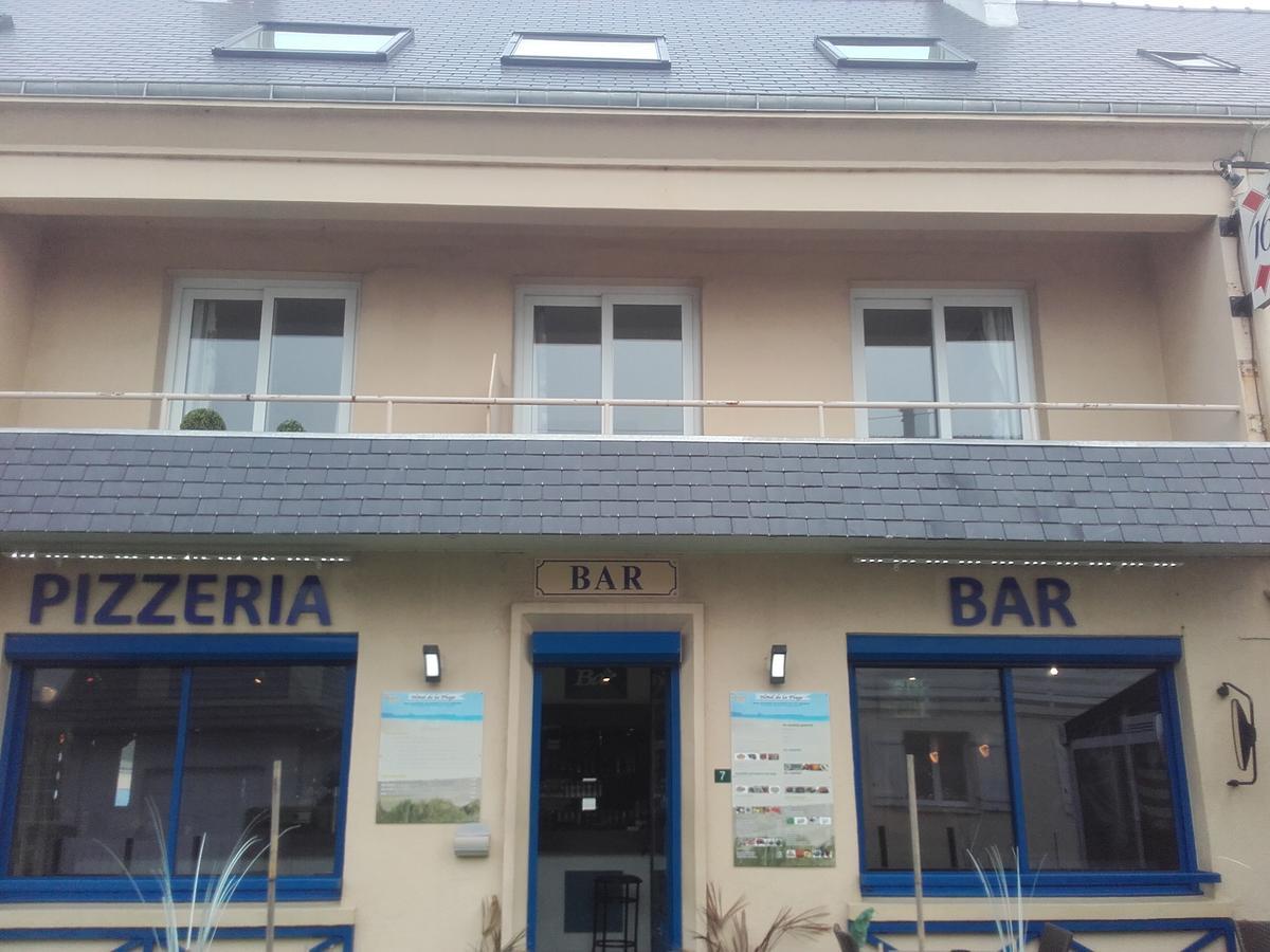 Hotel De La Plage Quinéville Exteriör bild