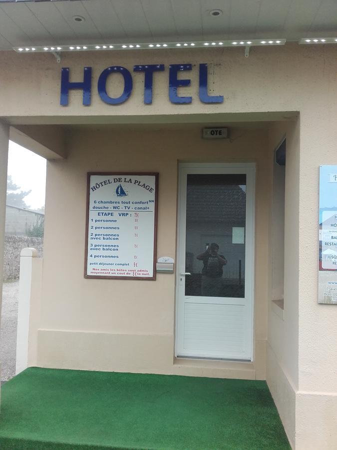 Hotel De La Plage Quinéville Exteriör bild