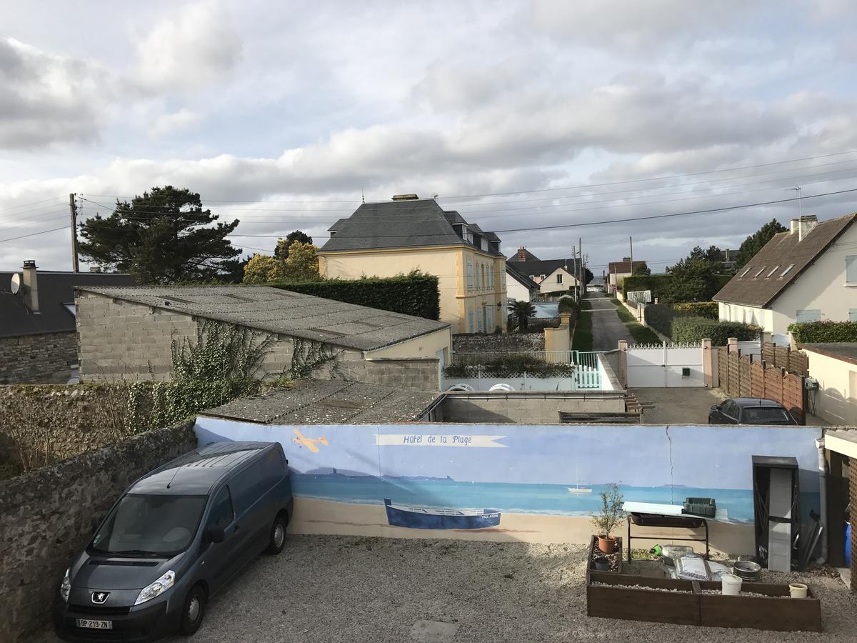 Hotel De La Plage Quinéville Exteriör bild
